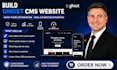 build ghost cms website ghost theme customization, email automation integration