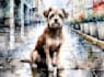 draw watercolor pet portrait