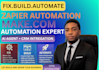 fix zapier automation,make com zapier webhook, ai agent with CRM integration