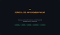 build and deploy serverless applications to AWS