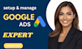 create and set up google ads campaigns PPC, search, shopping, pmax, youtube ads