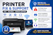 fix printer errors remotely