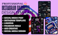 instagram carousel posts, editable canva template, and linkedin carousel