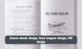 do pdf lead magnet, workbook, canva ebook design, pdf design