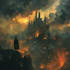 make a fantasy book cover, thriller book cover