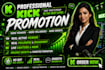 do organic kick chacnnel promotion to boost kick live viewers