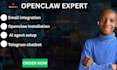 setup openclaw ai automation for your business