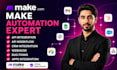 build make com automation, fix make com scenarios, and n8n workflows