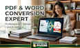 convert PDF to word or word to PDF proffessionally
