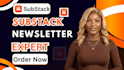 substack setup substack newsletter design podcast setup substack promotion