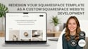 redesign your squarespace template as a custom squarespace website development