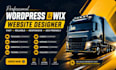 design logistics, trucking, cargo and dispatch website