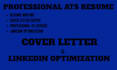 write an ats resume