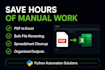 bulk PDF file renaming automation