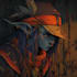 illustrate a dark fantasy character