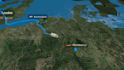 create professional travel map route animation video