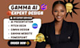 gamma ai presentation design pitch deck powerpoint presentation gamma ai design