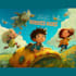 create a professional childrens book cover illustration