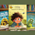 create a creative childrens book cover illustration