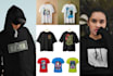 create bulk t shirt mockups design with your logo or design
