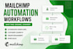 build high converting mailchimp automation workflows