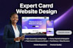do carrd website design, redesign carrd website landing page website design