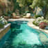 do backyard landscape design, pool, patio, landscape