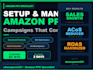 setup and manage amazon PPC campaigns to boost your sales and reduce acos