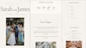 design a custom wedding website with rsvp, photo gallery, and countdown