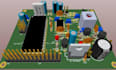 design rf pcb, schematic circuit board, multilayer pcb, microwave power supply