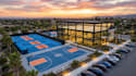 design 3d sport complex, 3d padel court, stadium design, 3d rendering