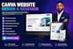 canva website design canva landing page canva website canva