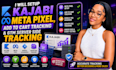 setup kajabi, facebook meta pixel, add to cart, GTM server side tracking