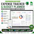 create excel and google sheets expense trackers
