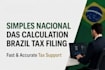file your simples nacional tax return and das calculation brazil