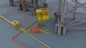 make 3d oil and and offshore drilling rig subsea pipeline fpso animation video