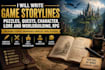 create fantasy lore rpg backstories worldbuilding and game script writing pro