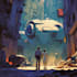 draw futuristic sci fi concept art and characters