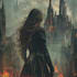 draw a fantasy book cover illustration