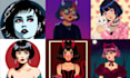 draw a stylized fantasy character or oc, dnd character
