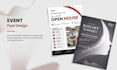design professional modern flyer, event, and promo graphics
