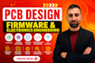 do unique pcb design, electrical electronics engineering and firmwave design