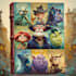 make activity pages, books, posters, flash cards for kids