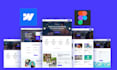 build a dynamic  responsive webflow landing  page and full website
