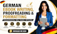 ghostwrite proofread and format your german ebook professionally