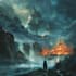 draw a fantasy book cover illustration