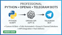 build an ai telegram bot with chatgpt and python