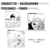 draw an expressive manga lineart illustration