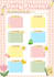 give you cute editable daily planner PDF
