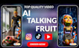 create viral ai talking fruit ai funny fruit ai dancing fruit ai talking object